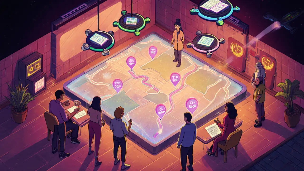 Avatars discussing Metaverser roadmap and future VR upgrades.