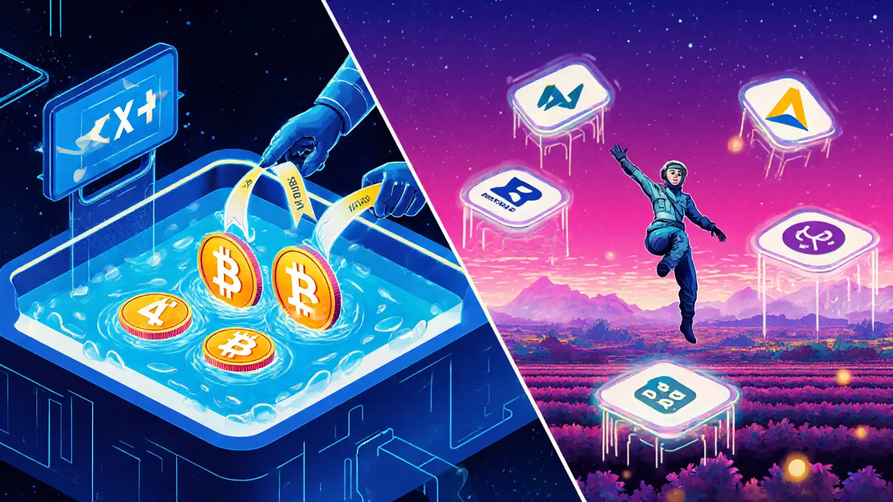 Liquidity Mining vs Yield Farming: 2025 DeFi Guide