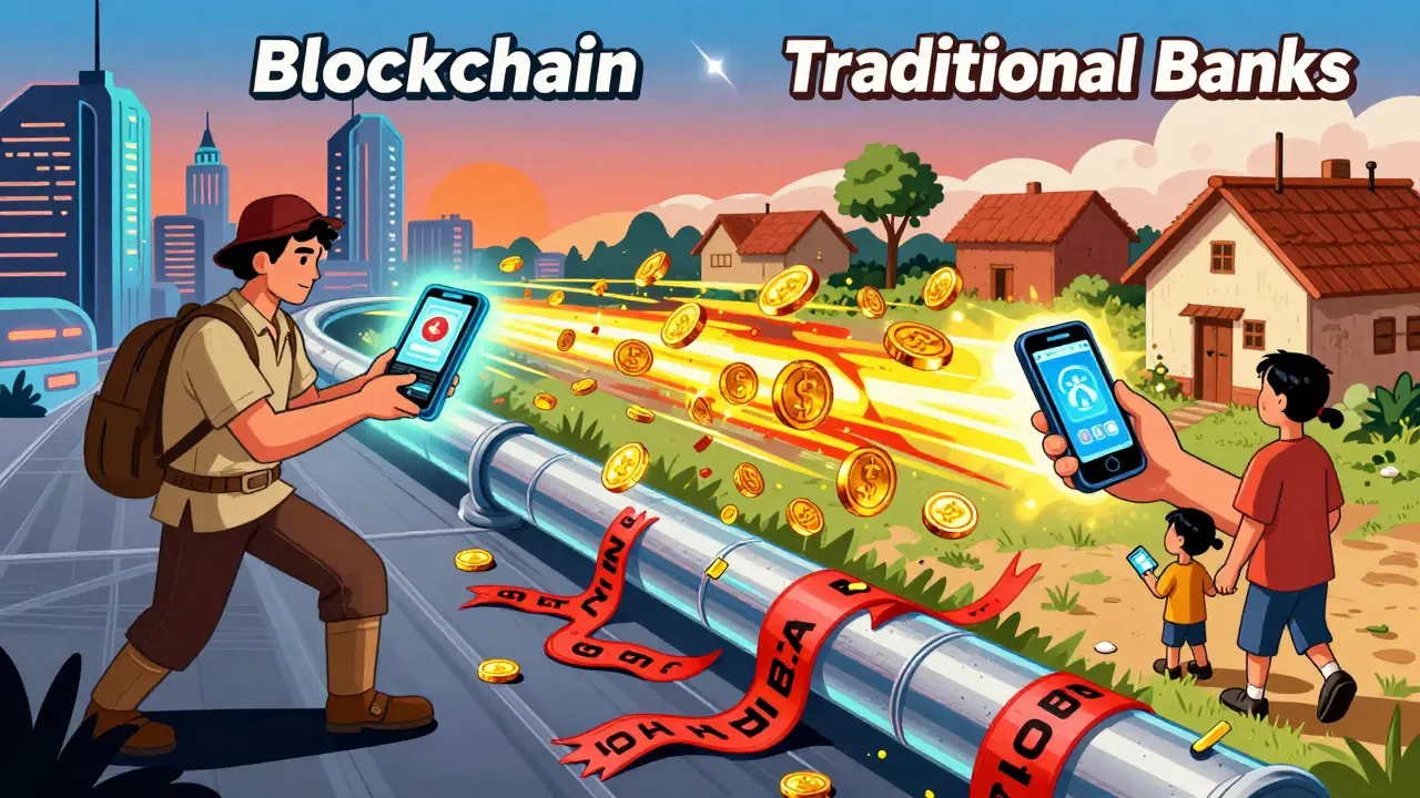 Fast crypto remittances vs slow traditional banks