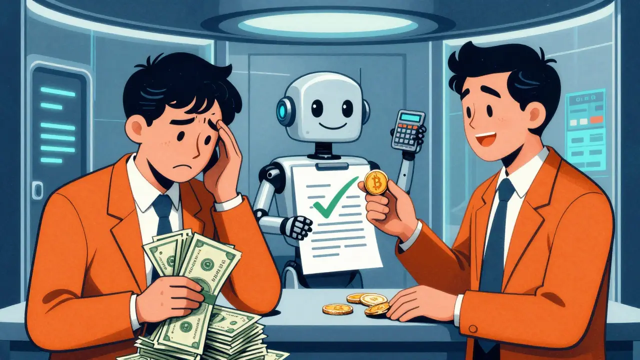 Illustration comparing cash taxes vs crypto donation tax benefits