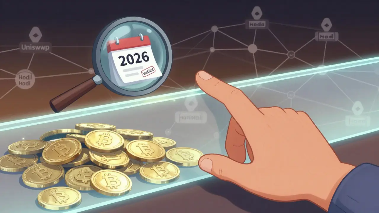 Hand touching digital barrier protecting crypto tokens with verification