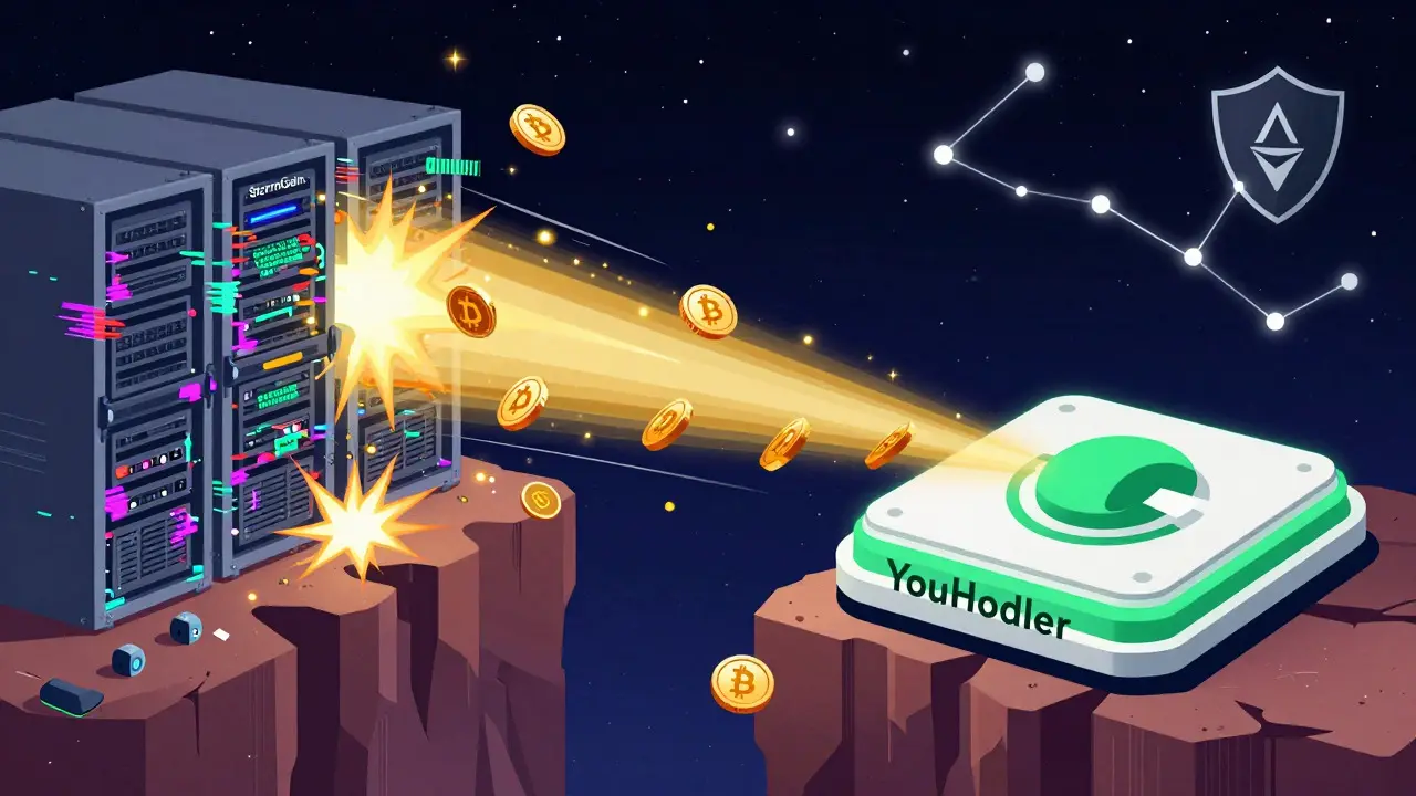 Digital migration of crypto assets from StormGain to YouHodler