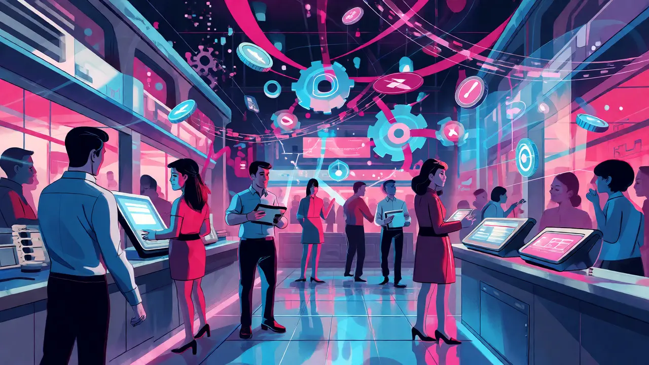 Dynamic fintech market with holographic payments and digital assets